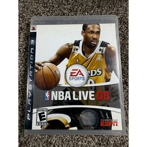 NBA Live 08 Sony PlayStation 3 PS3 Video Game Disc Case Manual EA Sports